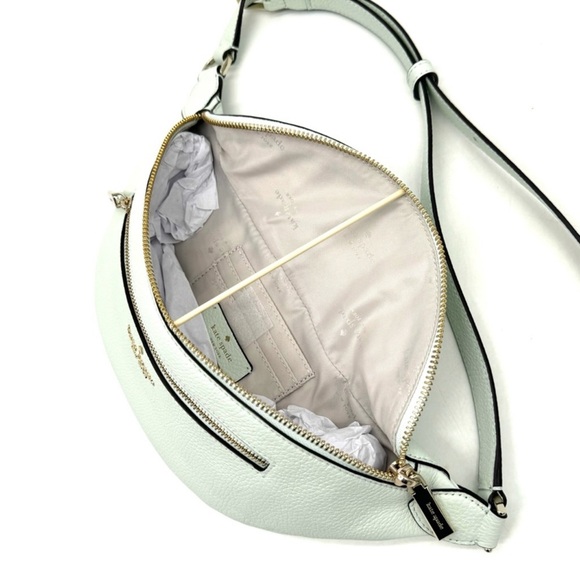 Kate Spade Leila Lime Sherbet Leather Belt Bag Lime Sherbet - Picture 7 of 9